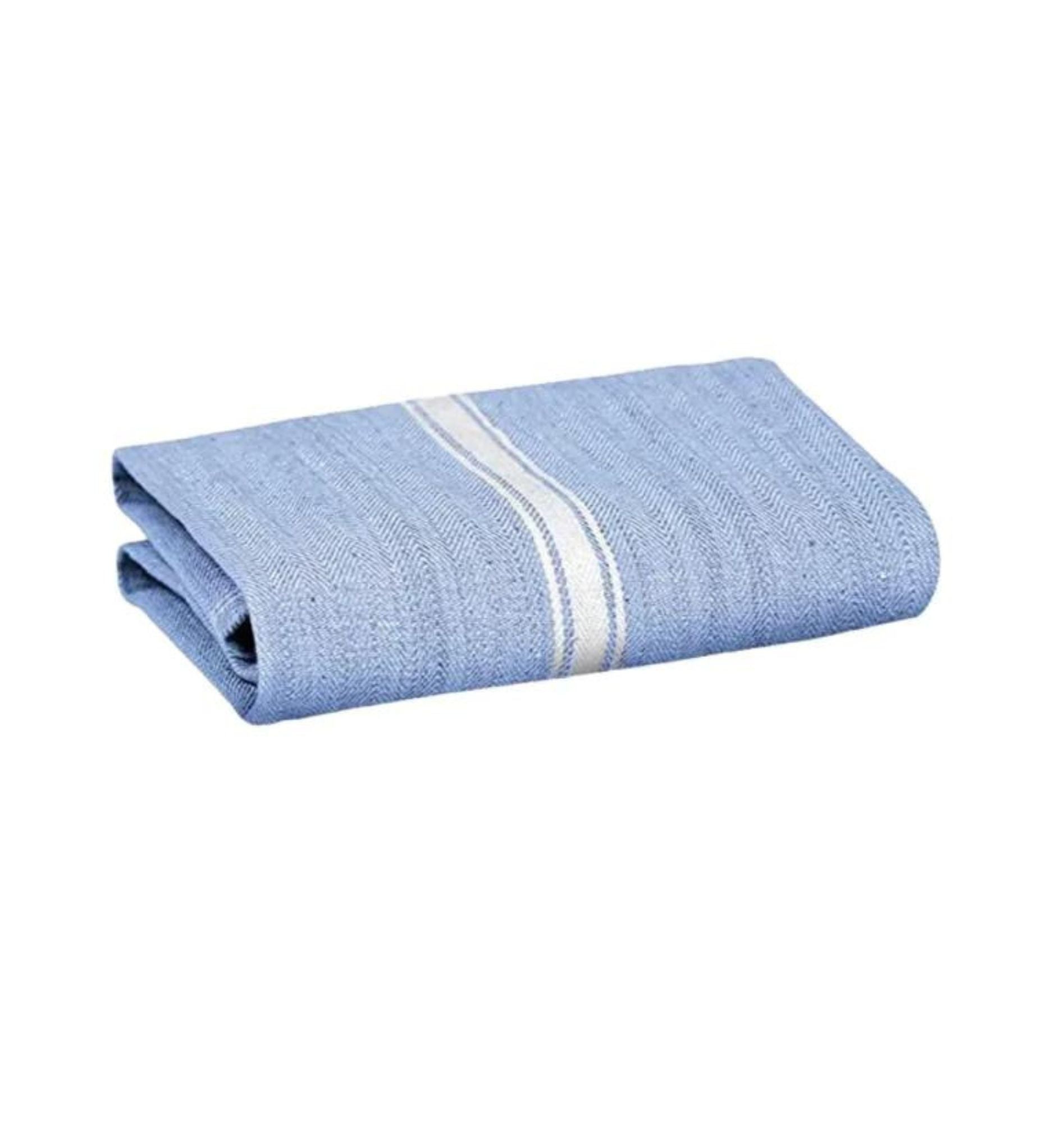 Dish Towel Blue Striped Bistro