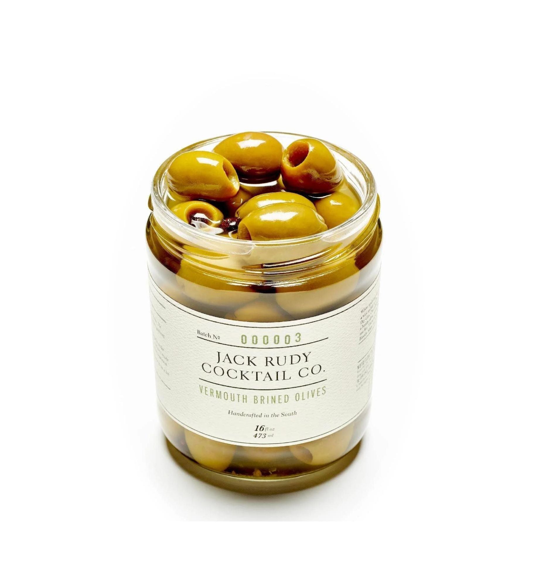Jack Rudy Vermouth Olives / 16 oz.