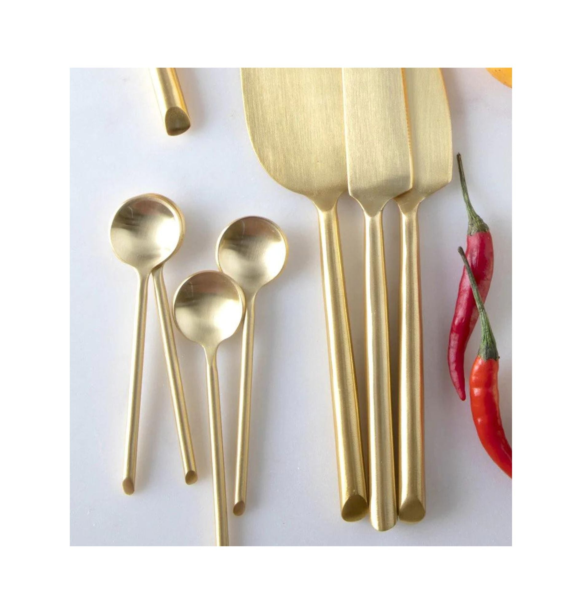 Gold Mini Spoons