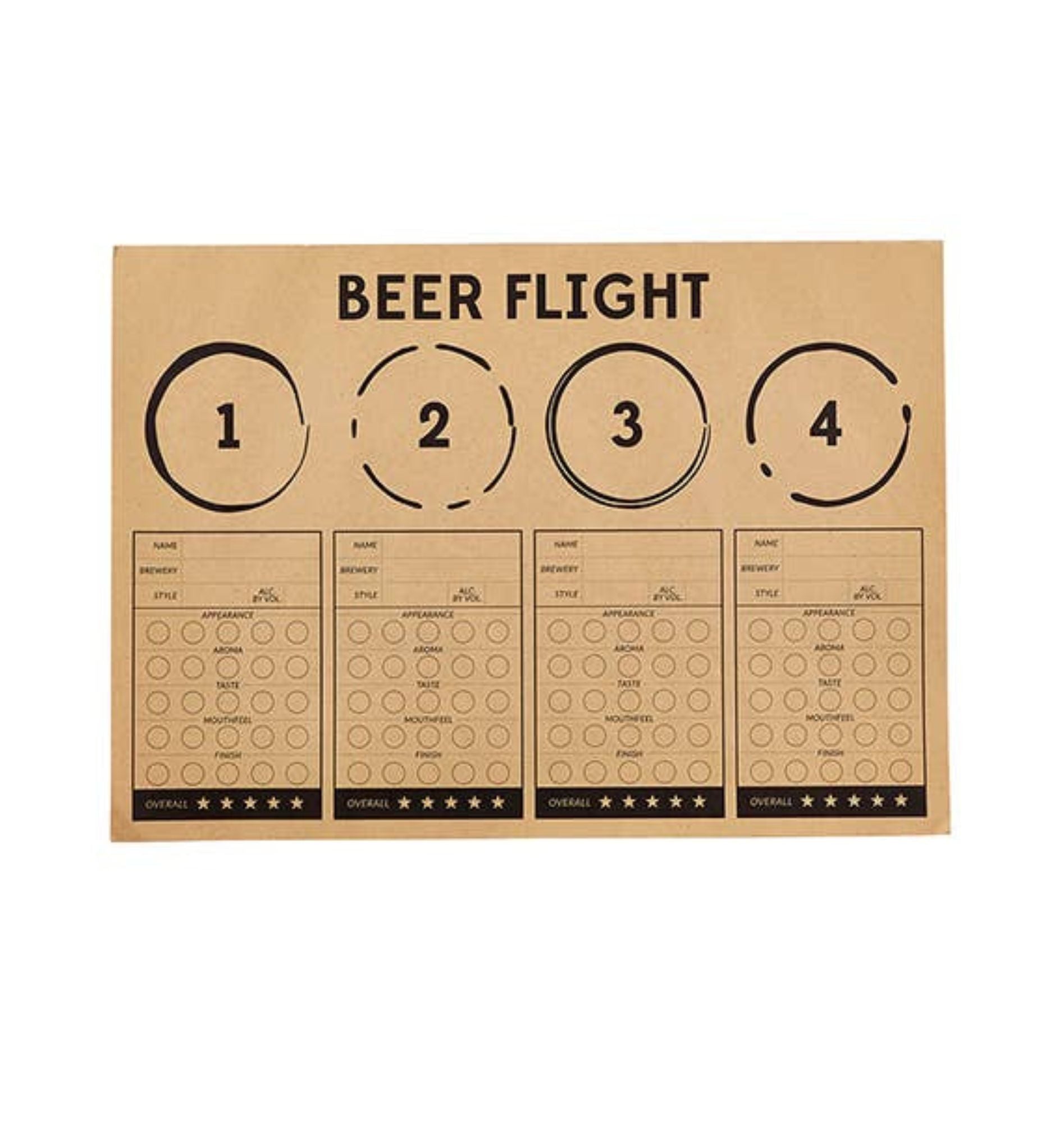 Beer Flight Placemats - 24 (Ct)