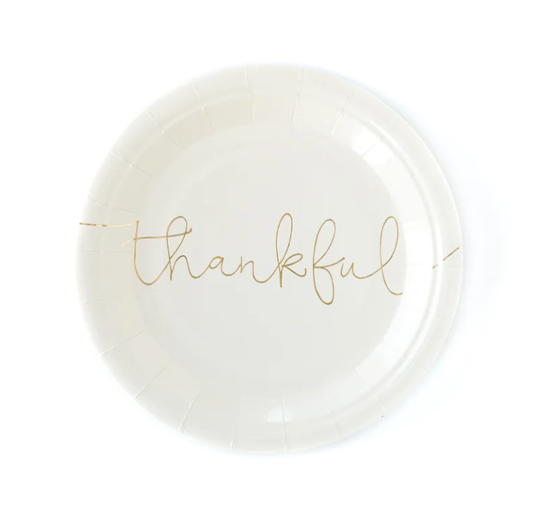 Thankful/Grateful 7&quot; Plate Set