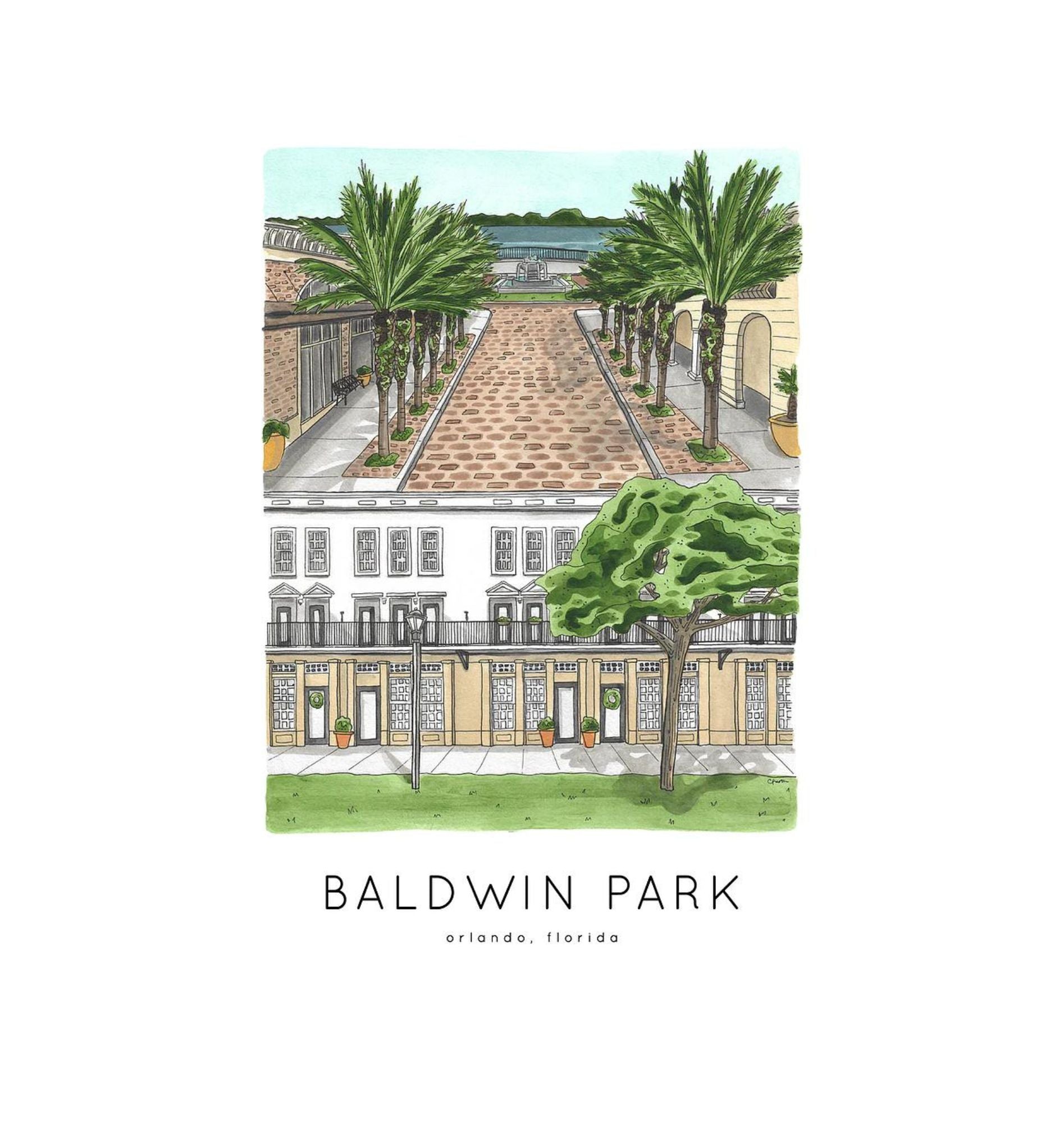 Baldwin Park Print